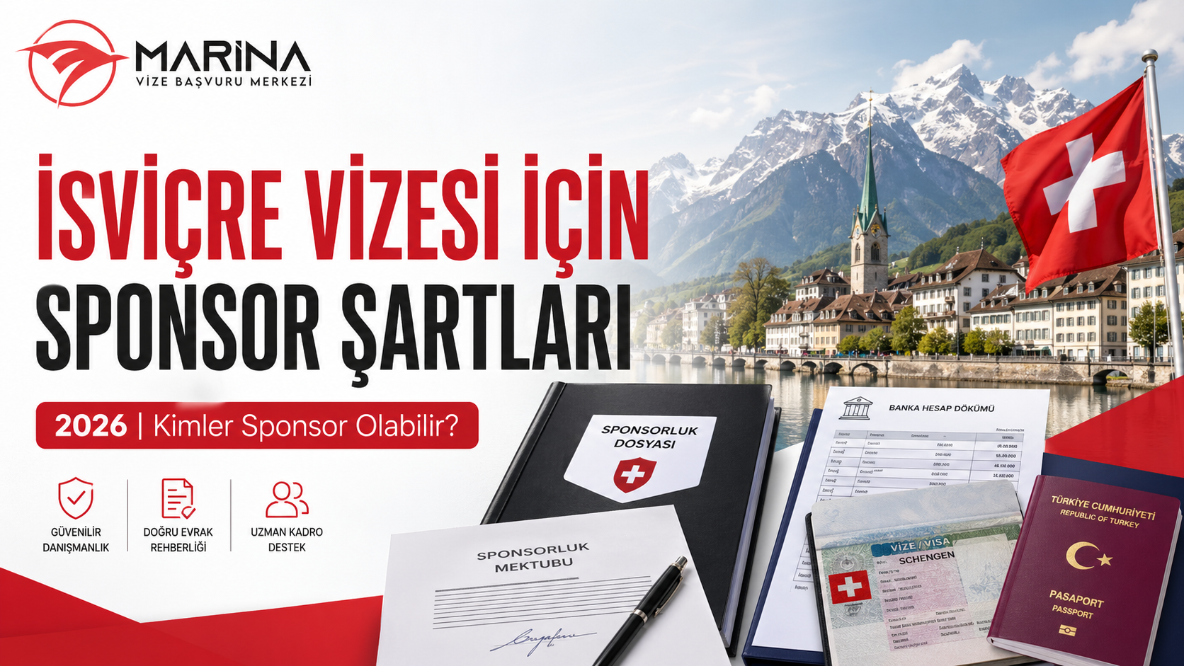 İsviçre vizesi için sponsor şartları neler? 2026 rehberinde kim sponsor olabilir, resmi sponsorluk süreci ve gerekli belgeleri öğrenin.